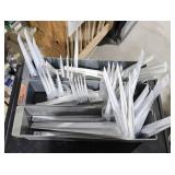 (3) lots 1 bin shelving brackets