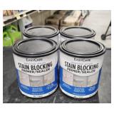 (2) lots 2 quarts stain blocking primer/sealer whi