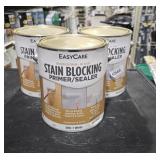 (3) lots 1 gall stain blocking primer sealer white