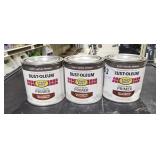 (3) 1/2 pints Rusty metal primer