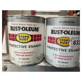(2) 1QT ALUMINUM paint