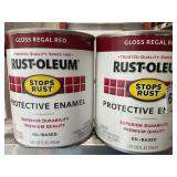 (2) 1QT Gloss Regal Red