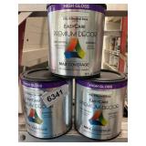 (3) 1QT High Gloss Neutral Base