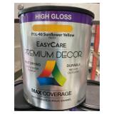 (4) 1Qt. High Gloss Sunflower Yellow