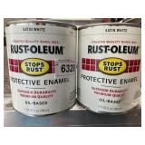 (2) 1 QT Satin White