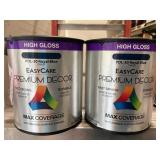 (2) 1QT High Gloss royal blue