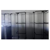 3 LOTS 1  wall mounted heavy duty display racks.