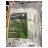 Chemical splash resistant latex free gloves 10 prs