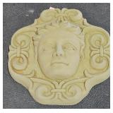 Wall Hanging Face 9" x 9" O.W. RIAK 2003