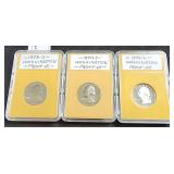 3 Washington Quarter Proof UNC - 1973 S, 1974 S,