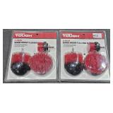 2 Lots 1ea Hyper Tough 3 px Scrub Brush Cleaning