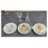 Small Decrative Plates, Crystal Glass & Crystal