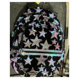 Justice Star Velvet + Flip Sequin Backpack and