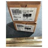 2 Boxes Type T-1 Steel/Metal 3" x 1/16" x 3/8"