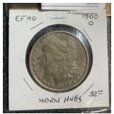 1900 O Morgan Silver $1 Dollar  EF40
