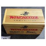 .22 Ammo -10 Boxes in Collector Wood Box