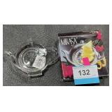 NIB Mikasa Glass 1 pc Tea Caddy