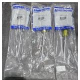 3 New Armstrong Cushion Grp Slotted Screw Driver