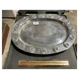 Metal Tray from Mexico 18 1/2" Long x 14 1/2" Wide