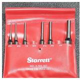 Starrett Drive Pin Punchs Set of 6   Missing A