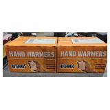 2 lots 1 bx  Hot Hands  Hand Warmers 40ea