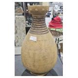 Large Pottery Vase 20" Tall