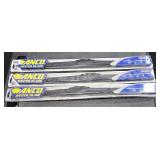 3 Lots 1ea 22" Anco Winter Blades Kwik Connect