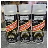 3 Cans Zero-Rust Camouflage Top Coat  12 oz ea