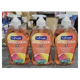 3 Bottles Softsoap Antibacterial Hand Soap