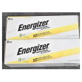 2 Boxes 1ea Energizer Batteries 12 ea "D" Cells