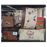 6 Storage Boxes