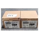 2 Boxes 1ea w/ 25units 3" x 1/16" x 3/8" Type T-1