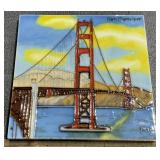 Ceramic Art Tile "San Francisco"   8" Sq