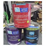3 Gallons Paint 2 Sherwin Williams & 1 PPG- 3