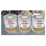 3 Cans Oatey Clear Primer for CPVC