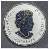 .999 Silver 3/4 oz Silver Round- Canada 2017