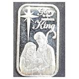.999 Silver 1 oz Silver Bar- "Glory to The New