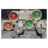 2 L-TEC Gauges  Oxygen & Acetylene