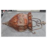 Metal Hanging Flower Holder 19 1/2" Tall