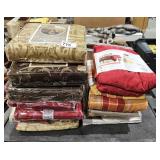 2Lots 1ea  Stacks of New Table Clothes Mixed Sizes