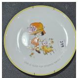 Vintage "Mopsie" Holly Hobby Plate