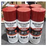 2 Lots 3ea Cans Rust-Oleum Multi Purpose Red