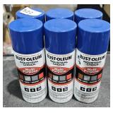 2 Lots 3ea Cans Rust-Oleum Multi Purpose Blue