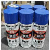 2 Lots 3ea Cans Rust-Oleum Multi Purpose Blue