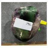 Fluorite Crystal Candle Holder 2 1/2" Tall
