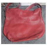 Red Leather Coach Purse No F1S-9151