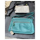 Tignanello Taupe/black Crossbody bag +
