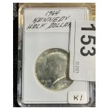 1964 D Kennedy Half Dollar 90% Silver
