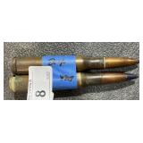 2 Rounds BMG .50 Cal   45TW & M43