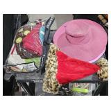 2 Pink Hats, 2 Santa